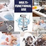 New Version Handheld Bidet Sprayer for Toilet, Premium Stainless Steel Bathroom Bidet Sprayer Set, Baby Cloth Diaper Sprayer with Superior Complete Spray Hoses Kit, Support Wall or Toilet Mount - Image 3