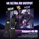 Z1 Android 10.0 TV Stick 2025, 4K HD Smart Dongle for TV, H313 Quad-core, Dual WiFi, Bluetooth Voice Remote Control, Compact & Powerful, Android 10.0 Internet Channel Device for Home/Travel - Image 6