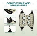 Dog Grooming Hammock – Cat and Dog Hammock for Nail Trim Set with Clippers, Comb – Durable Pet Sling for Nail Trimming – Breathable Fabric Clipper Bag for Small Pets - Image 3