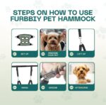 Dog Grooming Hammock – Cat and Dog Hammock for Nail Trim Set with Clippers, Comb – Durable Pet Sling for Nail Trimming – Breathable Fabric Clipper Bag for Small Pets - Image 8