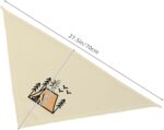 Happy Camper Summer Dog Bandana，Adorable Puppy Accessory for The avid Camper ，Pet Neckerchief for Pets Daily Wear Photo Prop Party Supplies,Funny Cute Dog Bandana (Khaki) - Image 7