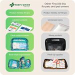 KeepGoing Dog First Aid Kit – Pet Emergency Kit for Dogs & Cats – Dog Travel Accessories for Car, Camping and Hiking - Image 6
