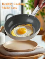 ChefRobot Nonstick Ceramic Cookware Set Healthy Pots And Pans Set Induction Kitchen Cookware sets Non Toxic Pots And Pan Set,PFOA ＆ PTFE Free (18 pcs) - Image 4