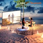Mini Projector, VOPLLS 1080P Full HD WiFi Bluetooth Portable Projector, Outdoor Home Theater Movie Video Projector, 50% Zoom, Compatible with HDMl, USB, AV, Smartphone (15000L) - Image 5
