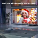 Mini Projector, VOPLLS 1080P Full HD WiFi Bluetooth Portable Projector, Outdoor Home Theater Movie Video Projector, 50% Zoom, Compatible with HDMl, USB, AV, Smartphone (15000L) - Image 6