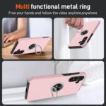 for Samsung Galaxy A16 Case with HD Screen Protector×2,Shockproof Phone Case with 360° Magnetic Ring Holder Kickstand Phone Case for Samsung Galaxy A16,Pink - Image 5