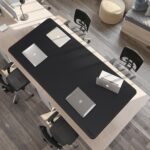 MAIDERN Leather Desk Mat, (5XL) 70.8” x 31.5” Reversible Office Desk Pad Mat, Cork & Leather Large Mouse pad for Desk, Waterproof Computer Desk Mat for Gaming Home Office (Black) - Image 6