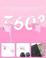 Kids Headphones, Wired Air Conduction Open Ear Headphones, 85dB Volume Limiting-Blue, Pink - Image 9