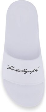 KARL LAGERFELD mens One Piece Eva Pool Slide Sandal - Image 3