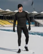 DRSKIN 3 or 2 Pack Men's Thermal Compression Pants Tights Fleece Lined Base Layers Underwear Sports Athletic Workout Winter - Image 6