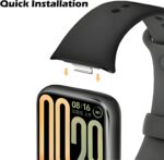 Bands for Xiaomi Smart Band 9 Pro/ 8 Pro Straps for Women Men, 3 Pack Soft Silicone Strap Replacement Wristbands Compatible with Xiaomi Smart Band 8Pro/9Pro - Image 5