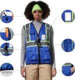 AYKRM 11 color Ladies High Vis Reflective Safety Vest for Women - Image 3