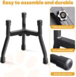 Elevated Dog Bowls [ 2 Pack ], Adjustable Metal Raised Raised Dog Bowl Stand for Medium & Large Dogs, Adjustable Wide 6.3"-10.2",3 Height Adjustment(Bowl Not Included) - Image 6