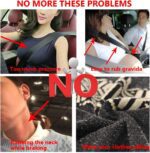 MIRKOO Car Seat Belt Cover Pad, 2-Pack Soft Car Safety Seat Belt Strap Shoulder Pad for Adults and Children, Suitable for Car Seat Belt, Backpack, Shoulder Bag, Laptop Computer Bag - Image 5