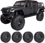 Hobbypark 1.9 Beadlock Wheels and Tires 120mm / 4.72inch Height and Mounting Install Tool for 1/10 RC Crawler with Foam Inserts,Set of 4 (Black) - Image 7