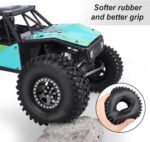 Hobbypark 1.9 Beadlock Wheels and Tires 120mm / 4.72inch Height and Mounting Install Tool for 1/10 RC Crawler with Foam Inserts,Set of 4 (Black) - Image 8