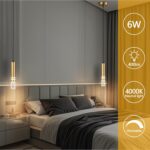 Pendant Lights Kitchen Island, Crystal Pendant Light Fixtures Mini 6W LED Modern Kitchen Pendant Lighting Over Sink and Living Room and Bedroom (Gold 2 Pack) - Image 4
