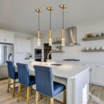 Pendant Lights Kitchen Island, Crystal Pendant Light Fixtures Mini 6W LED Modern Kitchen Pendant Lighting Over Sink and Living Room and Bedroom (Gold 2 Pack) - Image 5