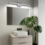 Modern Bathroom Vanity Light 32 inch, 20W Dimmable 6CCT Led Bathroom Light Fixture Over Mirror, Silver Bar Vanity Light for Mirror FCC Certificated - Image 7