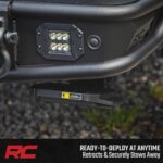 Rough Country Retractable Bed Step for Jeep Gladiator JT (2020–2025) - Manual Tailgate Drop Step, 6" Non-Slip Step Surface, Bolt-On Install - Image 8