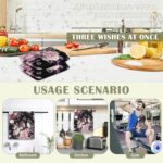 Hand Towels Set of 2, 18x 24 Inch Groovy Floral Roses Bathroom Towel Soft Absorbent Kitchen Hotel Spa Gym Towel Thanksgiving Decor Gifts - Image 8