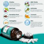 Milk Thistle Supplement - Liver Detox Cleanse Formula Herbal Liver Support with Milk Thistle, Dandelion Root, Artichoke, Turmeric, Astragalus for Liver Health, 90 Capsules - Image 5