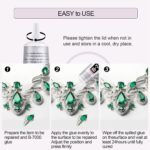 6 PCS 50ml B7000 Glue Clear with Precision Tip, Rhinestone Glue for Nail, Craft Glues, Jewelry Glues, Jewelry Making, Nail Art, DIY, Makeup, Shoes - Image 5