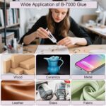 6 PCS 50ml B7000 Glue Clear with Precision Tip, Rhinestone Glue for Nail, Craft Glues, Jewelry Glues, Jewelry Making, Nail Art, DIY, Makeup, Shoes - Image 8