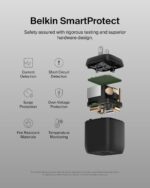 Belkin 45W Dual USB C Charger Block, PD3.0 w/ GaN - Super Fast Charging - Samsung Galaxy S25, Apple iPhone 17, Air, Pro, Pro Max, iPad, MacBook, AirPods, Apple Watch, Nintendo Switch 2 & More - Black - Image 6