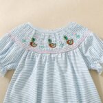 GOOCHEER Baby Girl Short Sleeve Romper Duck Embroidery Infant Girl Bodysuit Summer Outfit Newborn Girl Clothes - Image 3