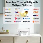 Bluetooth Thermal Shipping Label Printer, 4x6 Portable Thermal Address Label Printer for Small Business, Compatible with iPhone,Android,Windows,Mac,Chromebook –Works with Ebay Shopify USPS&More - Image 9