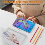 Sensory Fidget Toys for Kids Toddler Boys ,Sensory Activity Board for Stress Anxiety Autistic ADHD, Calm Down Travel Airplane Essentials Toys for 3+ Year Old, Stuffers Gifts for Teen Girls - Image 7