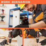 Cordless Drill, Screwdriver Impact Power Tools 21V Lithium Battery 3/8inch Keyless Chuck Led Light 2 Speed Driver - Image 6