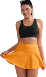 RUNNING GIRL Sports Bra for Women, Criss-Cross Back Padded Strappy Sports Bras Medium Support Yoga Bra with Removable Cups - Image 3