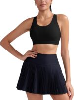 RUNNING GIRL Sports Bra for Women, Criss-Cross Back Padded Strappy Sports Bras Medium Support Yoga Bra with Removable Cups - Image 6