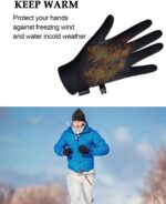 EAGLEFLY Winter Gloves Women Men Waterproof Warm Gloves with Touch Screen Fingers Thermal Glove for Men Women Running Riding Cycling Driving Windproof Water Resistant - Image 4