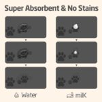 Pet Feeding Mats-Absorbent Dog Mat for Food and Water Bowl, Dog Accessories Pet Supplies, Quick Dry No Stains Water Dispenser Mat for Pet, Non-Slip Bowl mat for Messy Drinkers - Image 3
