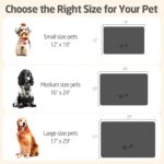 Pet Feeding Mats-Absorbent Dog Mat for Food and Water Bowl, Dog Accessories Pet Supplies, Quick Dry No Stains Water Dispenser Mat for Pet, Non-Slip Bowl mat for Messy Drinkers - Image 6