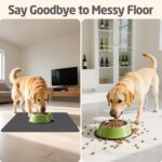 Pet Feeding Mats-Absorbent Dog Mat for Food and Water Bowl, Dog Accessories Pet Supplies, Quick Dry No Stains Water Dispenser Mat for Pet, Non-Slip Bowl mat for Messy Drinkers - Image 7