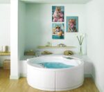 3Pcs Funny Tiger Bathroom Canvas Wall Art Trendy Preppy Tiger Bathroom Wall Decor Prints Fashion Sunglasses Animal Toilet Paintings Pictures for Washroom Toilet Home Decoration 16x24in Framed - Image 4