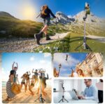 Sensyne Selfie Stick for Phone, Extendable Travel Tripod with Detachable Remote for Photography, Selfies, Compatible with All Cell Phones, Black - Image 7