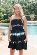 Summer Dress for Women Beach Boho Strapless Cover Ups Off Shoulder Floral Sundresses - Image 3