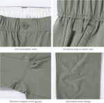 BASSDASH Men's Fishing Cargo Pants Water Resistant Quick Dry Lightweight UPF 50+ for Outdoor Hiking Elastic Waist Pants FP05M - Image 6