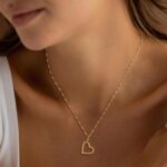 ASCOMY Dainty Gold Necklace for Women 14K Gold Plated Necklaces for Her Delicate Love Heart Necklace Heart Pendant Necklace Cute Necklaces Festival Jewelry Gift for Women - Image 5