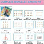XMZCOLA Clay Beads Charm Bracelet Making kit, 12800pcs Pcs 96 Colors 6mm Flat Spacer HEI shi Beads Kits, Crafts Gifts Set for 2025 Christmas Gifts - Image 4