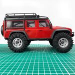 MORLORDY 4Pcs 1.3" Beadlock Wheels and Tires Set for SCX24 Ascent-18 TRX4M 1/18 1/24 RC Crawler Car Upgrade Parts (Style A - Silver) - Image 7