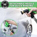 Wontolf CWK188 Car Wash Kit with Foam Gun, Car Wash Soap, Interior Detailer Cleaner, Wheel Cleaner, Car Care Cleaning Detailing Kit for Cars Trucks RVs SUVs Motorcycles (Works w/Garden Hose), 10 Items - Image 8