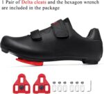 Womens Mens Cycling Shoes Compatible with Peloton Bike Indoor Road Riding Biking Bike Shoes with Delta Cleats Included - Image 4