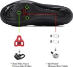 Womens Mens Cycling Shoes Compatible with Peloton Bike Indoor Road Riding Biking Bike Shoes with Delta Cleats Included - Image 6