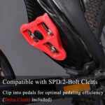 Womens Mens Cycling Shoes Compatible with Peloton Bike Indoor Road Riding Biking Bike Shoes with Delta Cleats Included - Image 9